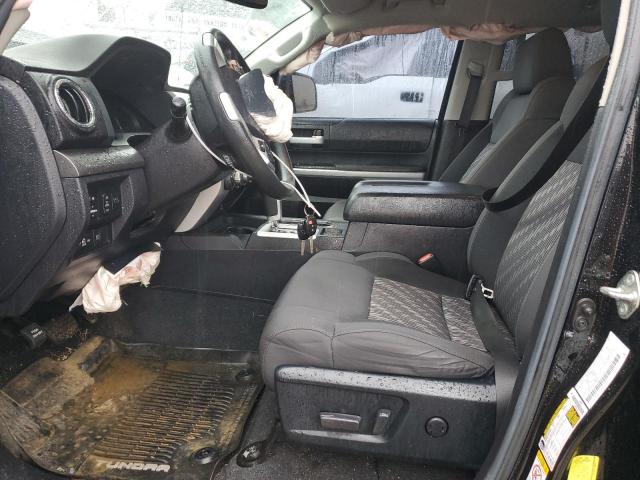 5TFUW5F12JX695443 - 2018 TOYOTA TUNDRA DOUBLE CAB SR/SR5 BLACK photo 7
