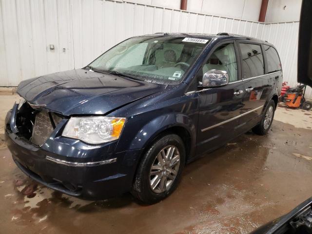 2A8HR64X58R134774 - 2008 CHRYSLER TOWN & COU LIMITED BLUE photo 1