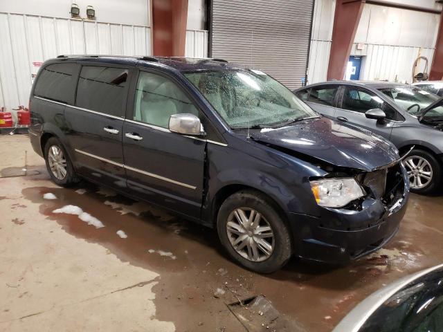 2A8HR64X58R134774 - 2008 CHRYSLER TOWN & COU LIMITED BLUE photo 4