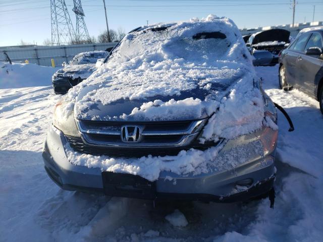 5J6RE4H74BL112782 - 2011 HONDA CR-V EXL BLUE photo 5