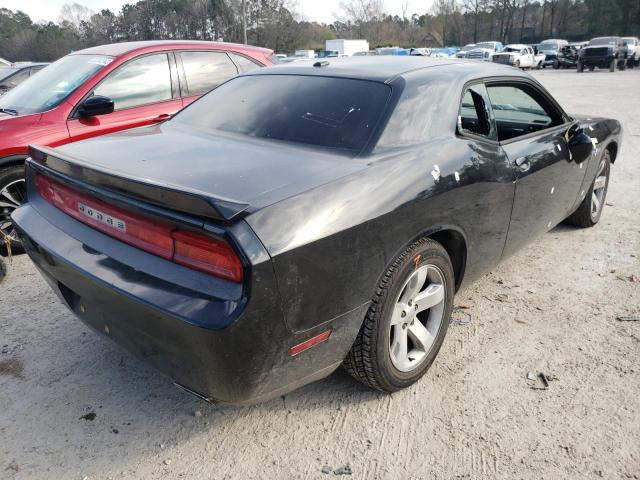 2C3CDYAG0CH134460 - 2012 DODGE CHALLENGER SXT BLACK photo 4