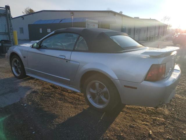 1FAFP45X61F109599 - 2001 FORD MUSTANG GT SILVER photo 2