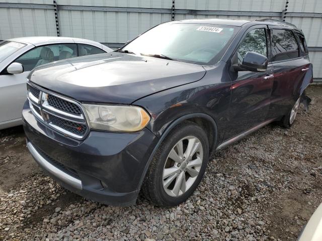 1C4RDHDG2DC698830 - 2013 DODGE DURANGO CREW GRAY photo 1