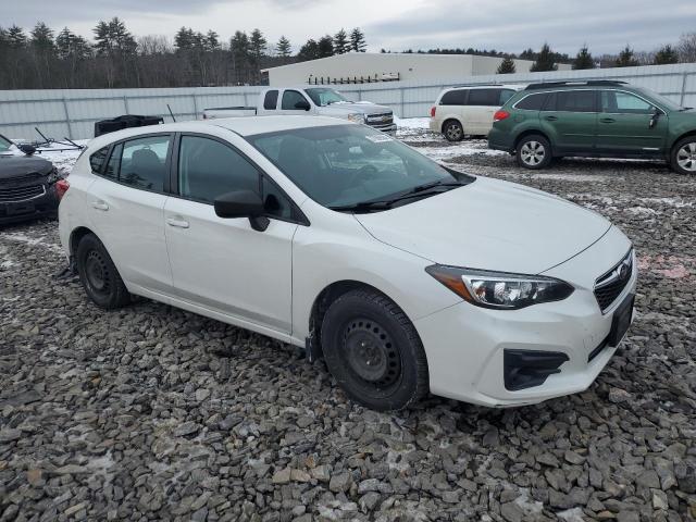 4S3GTAA63H3702080 - 2017 SUBARU IMPREZA WHITE photo 4