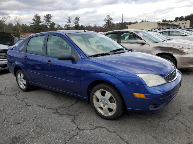 1FAFP34N06W144124 - 2006 FORD FOCUS ZX4 BLUE photo 4