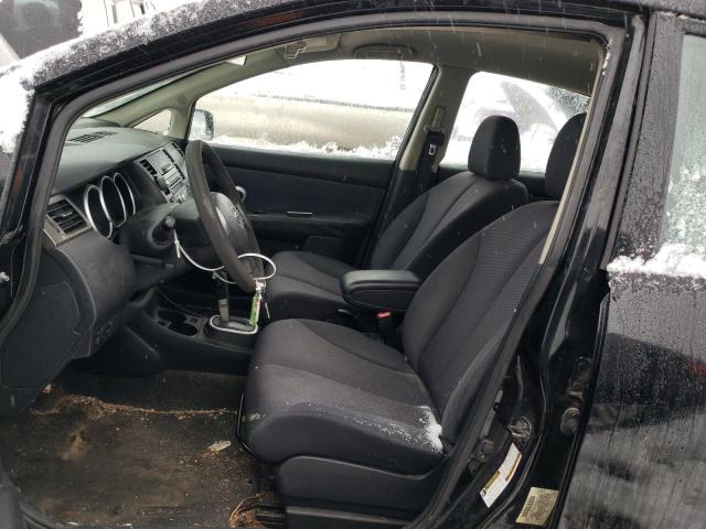 3N1BC13E49L387636 - 2009 NISSAN VERSA S BLACK photo 7