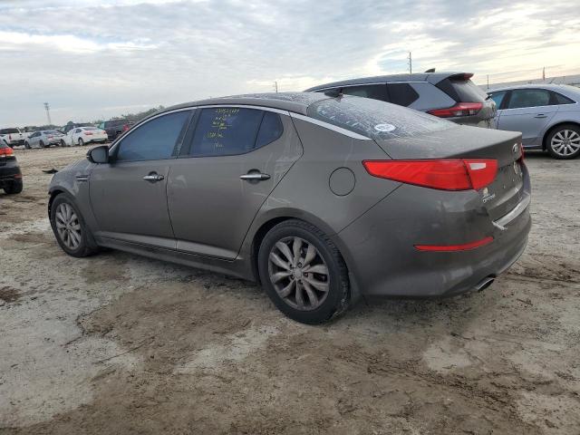 5XXGN4A74EG318101 - 2014 KIA OPTIMA EX GRAY photo 2