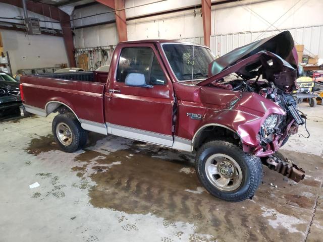 1FTEF15Y4TLC14419 - 1996 FORD F150 BURGUNDY photo 4