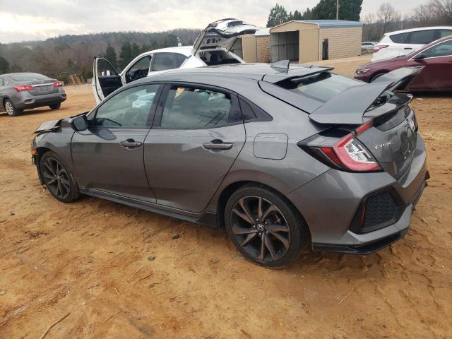 SHHFK7G42JU210235 - 2018 HONDA CIVIC SPORT GRAY photo 2