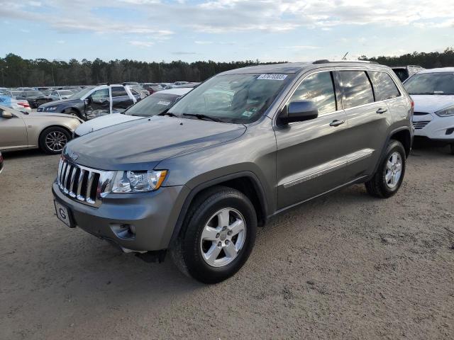 1C4RJEAG3DC573945 - 2013 JEEP GRAND CHER LAREDO GRAY photo 1