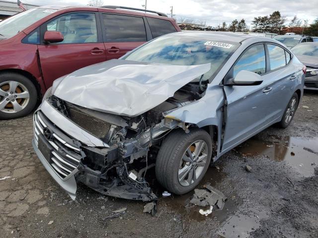 5NPD84LF2HH208946 - 2017 HYUNDAI ELANTRA SE BLUE photo 1