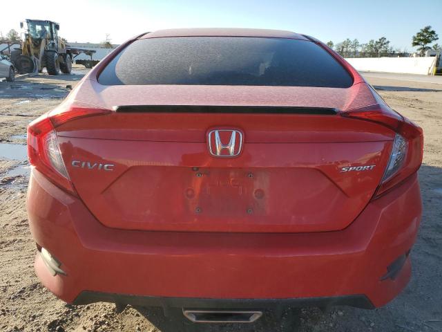 2HGFC2F81KH556506 - 2019 HONDA CIVIC SPORT RED photo 6