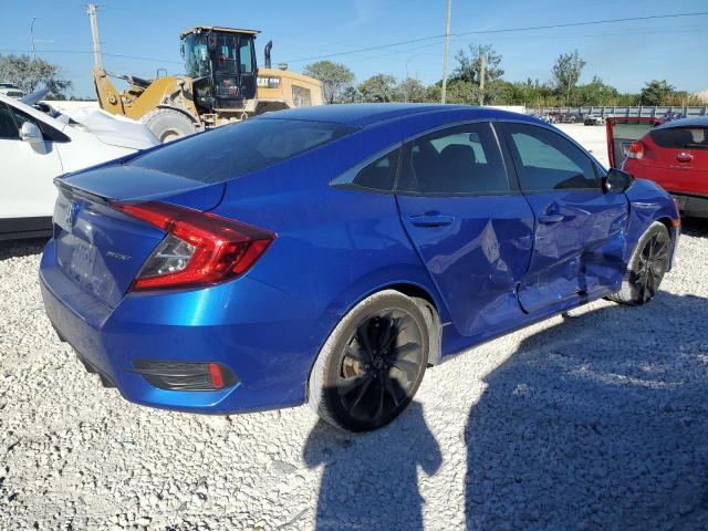 19XFC2F87KE034876 - 2019 HONDA CIVIC SPORT BLUE photo 3