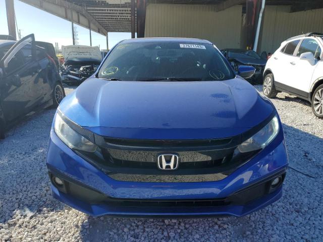 19XFC2F87KE034876 - 2019 HONDA CIVIC SPORT BLUE photo 5