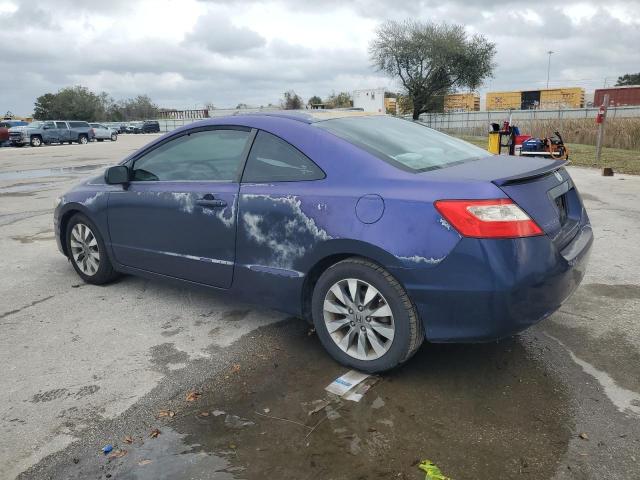 2HGFG12869H519272 - 2009 HONDA CIVIC EX BLUE photo 2