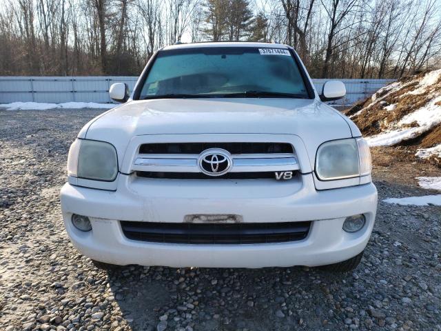 5TDBT48A75S236315 - 2005 TOYOTA SEQUOIA LIMITED WHITE photo 5