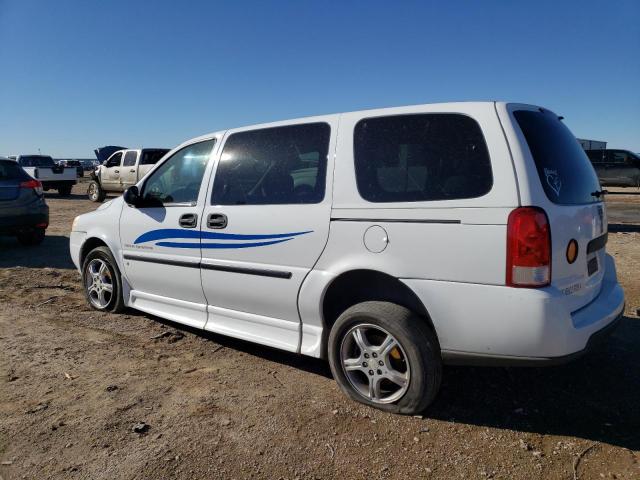 1GBDV13W88D204420 - 2008 CHEVROLET UPLANDER INCOMPLETE WHITE photo 2