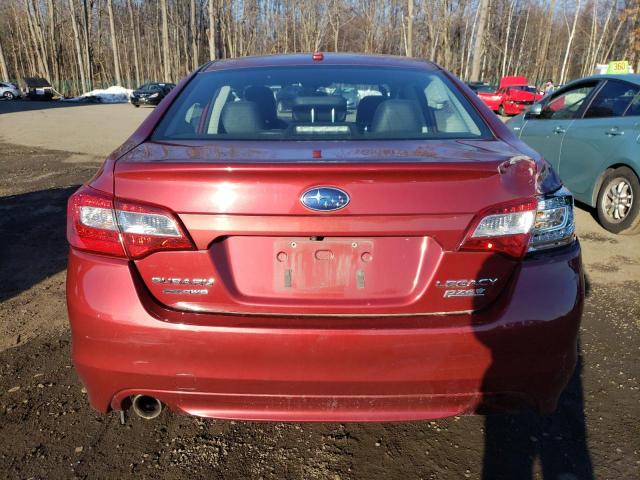 4S3BNAJ63F3057299 - 2015 SUBARU LEGACY 2.5I LIMITED RED photo 6