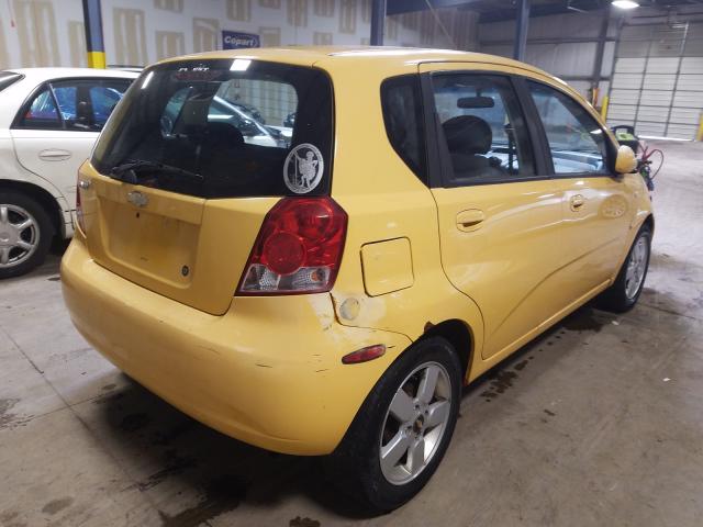 KL1TD66678B140134 - 2008 CHEVROLET AVEO BASE  photo 4