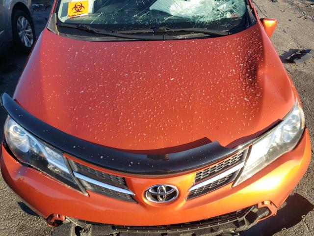 2T3RFREV4FW336933 - 2015 TOYOTA RAV4 XLE ORANGE photo 11