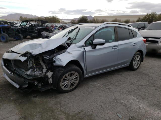 4S3GTAD6XH3702623 - 2017 SUBARU IMPREZA PREMIUM PLUS SILVER photo 1