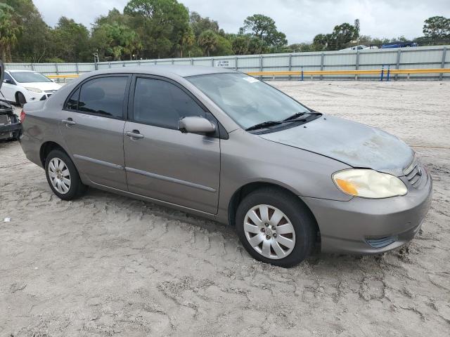 1NXBR32E53Z013022 - 2003 TOYOTA COROLLA CE GRAY photo 4