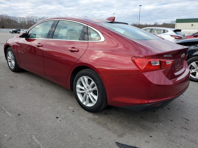 1G1ZE5STXHF164905 - 2017 CHEVROLET MALIBU LT RED photo 2