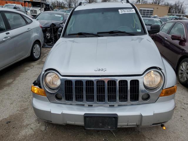 1J4GL58K86W109072 - 2006 JEEP LIBERTY LIMITED SILVER photo 5