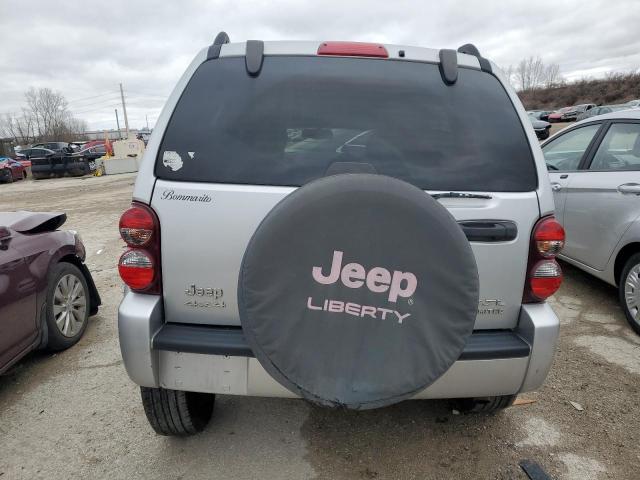 1J4GL58K86W109072 - 2006 JEEP LIBERTY LIMITED SILVER photo 6