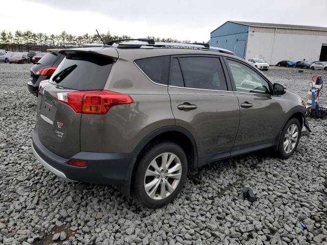 JTMDFREVXFD151888 - 2015 TOYOTA RAV4 LIMITED BROWN photo 3