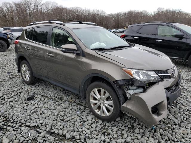 JTMDFREVXFD151888 - 2015 TOYOTA RAV4 LIMITED BROWN photo 4