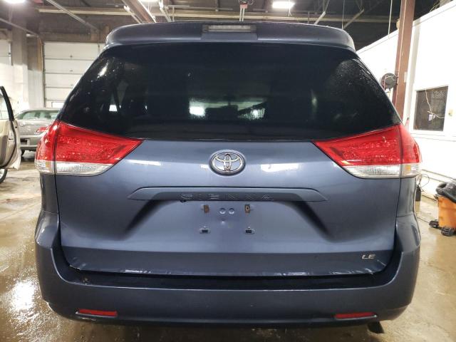 5TDKK3DC5ES463796 - 2014 TOYOTA SIENNA LE BLUE photo 6