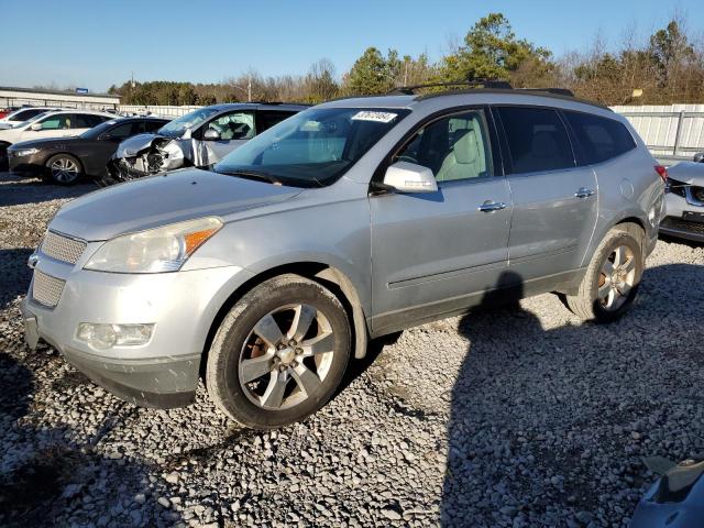 1GNKRLED6CJ355949 - 2012 CHEVROLET TRAVERSE LTZ SILVER photo 1