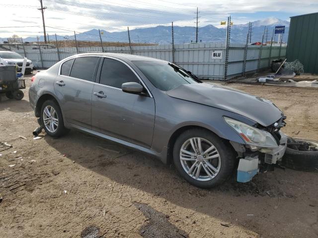 JN1CV6AR9DM353448 - 2013 INFINITI G37 SILVER photo 4