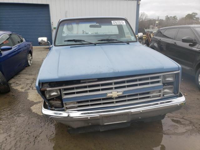 1GCDR14K0HS167113 - 1987 CHEVROLET R10 BLUE photo 5