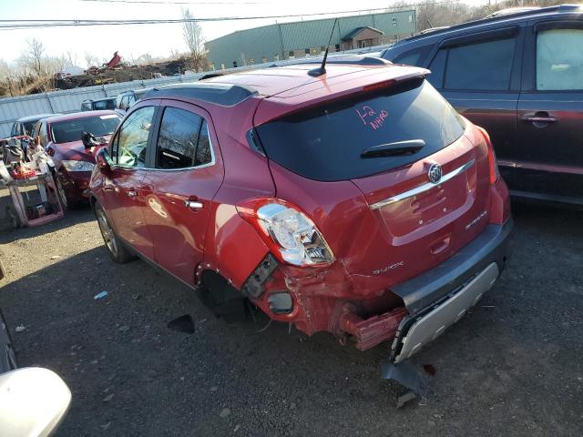 KL4CJCSB6DB095226 - 2013 BUICK ENCORE RED photo 2