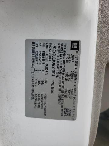 3GCXCUEJ4AG214694 - 2010 CHEVROLET SILVERADO C1500 HYBRID Ağ foto 12