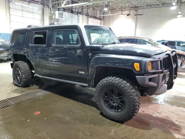 5GTEN13E588196379 - 2008 HUMMER H3 BLACK photo 4