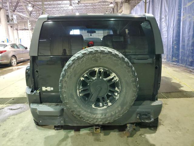 5GTEN13E588196379 - 2008 HUMMER H3 BLACK photo 6