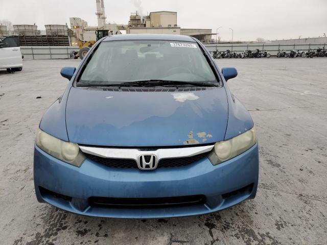 2HGFA16659H338237 - 2009 HONDA CIVIC LX-S Mavi foto 5