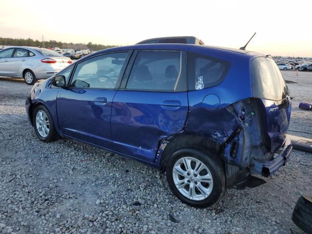 JHMGE8H29AC000016 - 2010 HONDA FIT BLUE photo 2