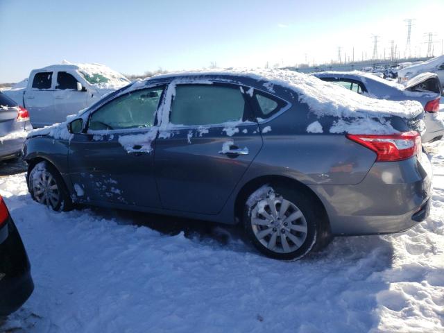 3N1AB7AP0KY351604 - 2019 NISSAN SENTRA S GRAY photo 2