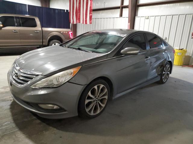 5NPEC4AC2EH854527 - 2014 HYUNDAI SONATA SE GRAY photo 1