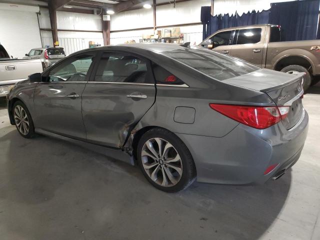 5NPEC4AC2EH854527 - 2014 HYUNDAI SONATA SE GRAY photo 2