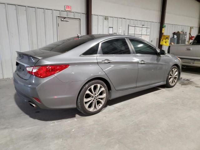 5NPEC4AC2EH854527 - 2014 HYUNDAI SONATA SE GRAY photo 3