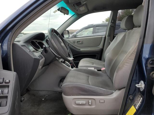 JTEHD21A670046481 - 2007 TOYOTA HIGHLANDER BLUE photo 7