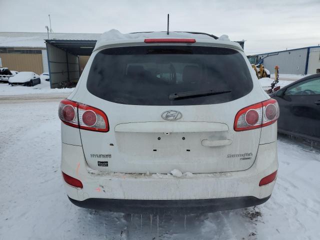 5NMSHDAG4AH333582 - 2010 HYUNDAI SANTA FE SE WHITE photo 6