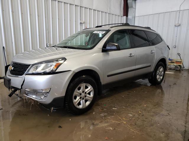 1GNKRFED9FJ371794 - 2015 CHEVROLET TRAVERSE LS SILVER photo 1