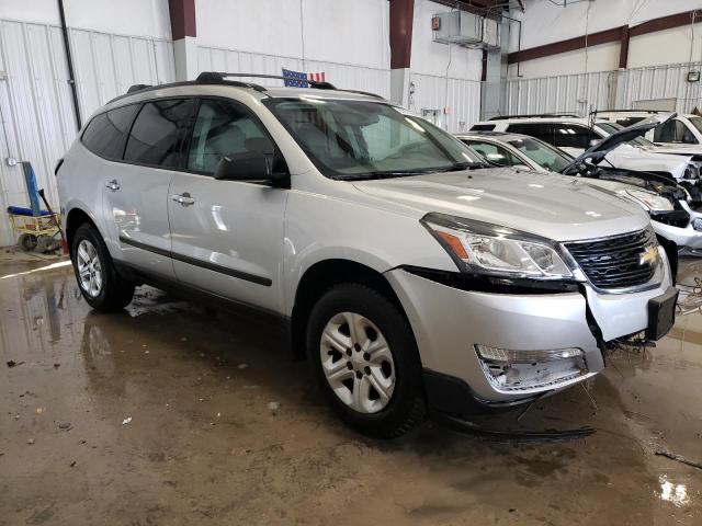 1GNKRFED9FJ371794 - 2015 CHEVROLET TRAVERSE LS SILVER photo 4