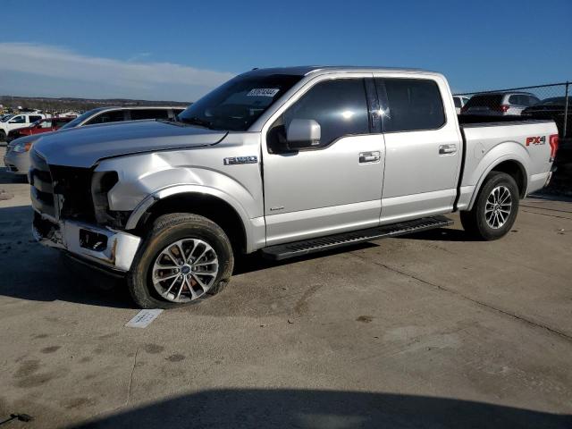 1FTEW1EG5GKF25554 - 2016 FORD F150 SUPERCREW SILVER photo 1